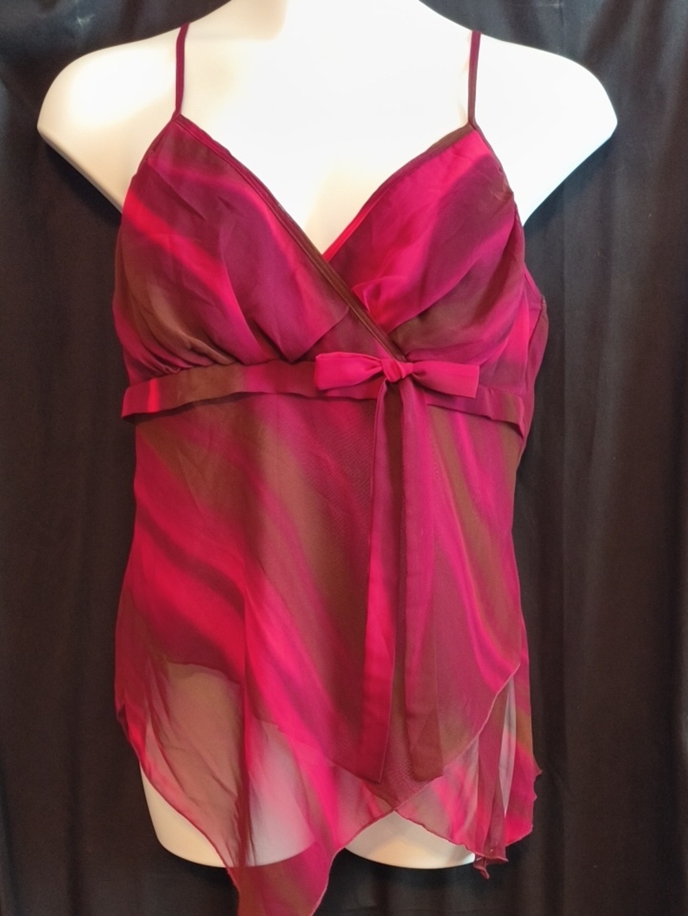 Fashion Bug Burgundy Camisole Top #0085